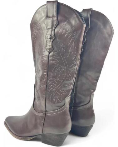 TIMBOS BOTA COWBOY DE MUJER COLOR MARRON 132217 MARRóN