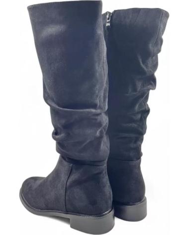 TIMBOS BOTA PLANA DE MUJER COLOR 132210 NEGRO