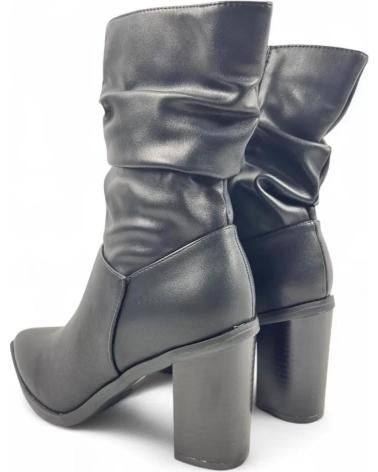 TIMBOS BOTIN TACON DE MUJER 132201 NEGRO