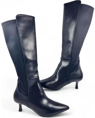 TIMBOS BOTA TACON DE MUJER COLOR 132194 NEGRO