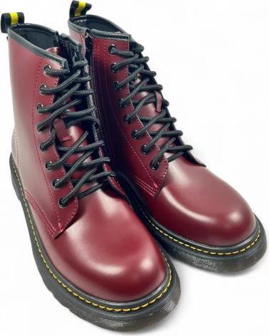 TIMBOS BOTIN MILITAR DE MUJER VINO 132193 ROJO