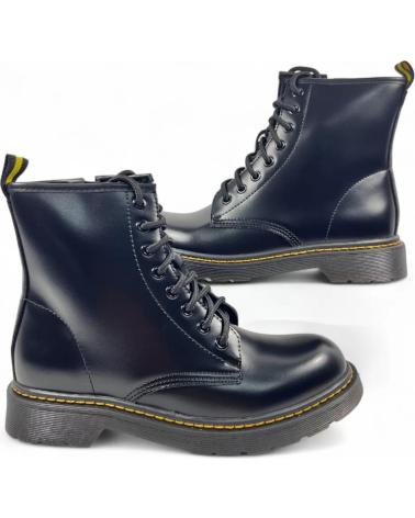 TIMBOS BOTIN MILITAR DE MUJER 132192 NEGRO