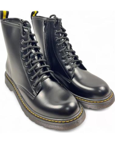TIMBOS BOTIN MILITAR DE MUJER 132192 NEGRO