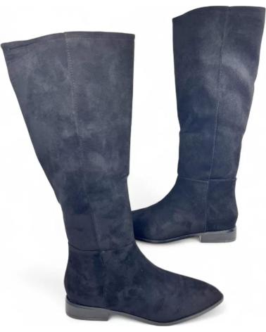 TIMBOS BOTA PLANA DE MUJER COLOR 132191 NEGRO