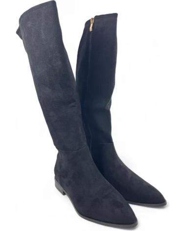 TIMBOS BOTA PLANA DE MUJER COLOR 132191 NEGRO