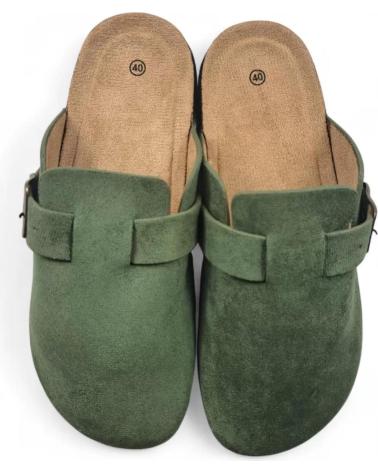 ZUECO CERRADO PLANO TIMBOS 132163 VERDE VERDE