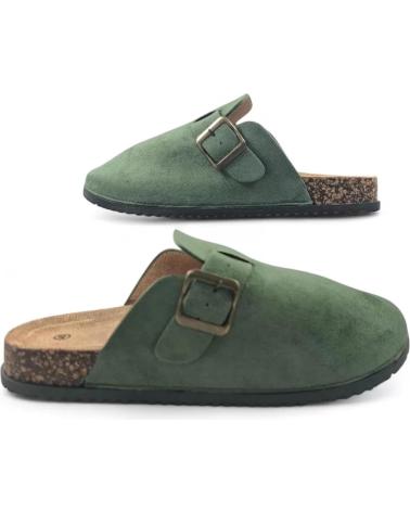 ZUECO CERRADO PLANO TIMBOS 132163 VERDE VERDE