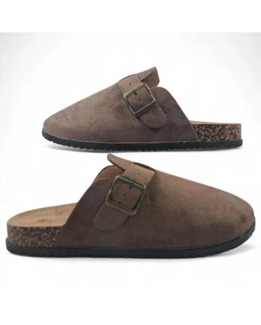 ZUECO CERRADO PLANO TIMBOS 132162 MARRÓN MARRóN