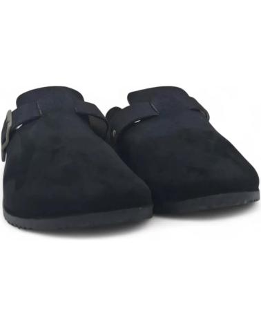 ZUECO CERRADO PLANO TIMBOS 132161 NEGRO NEGRO