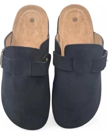 ZUECO CERRADO PLANO TIMBOS 132161 NEGRO NEGRO