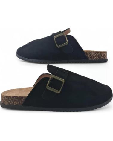 ZUECO CERRADO PLANO TIMBOS 132161 NEGRO NEGRO