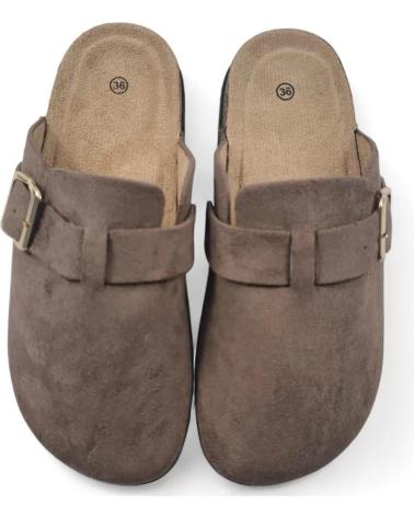 TIMBOS SABOT PLAT CONFORTABLE 132159 MARRON MARRóN