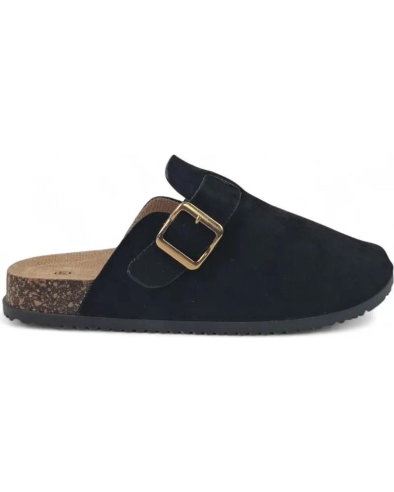 TIMBOS SABOT PLAT CONFORTABLE 132158 NOIR NEGRO