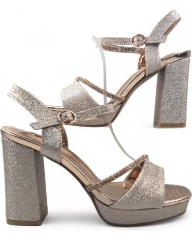 TIMBOS PLATFORM HIGH-HEEL SANDAL 13212 CHAMPAGNE VARIOS COLORES