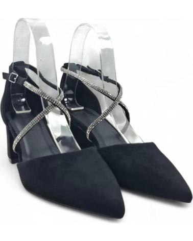 TIMBOS TACON FIESTA DE MUJER COLOR 132112 NEGRO