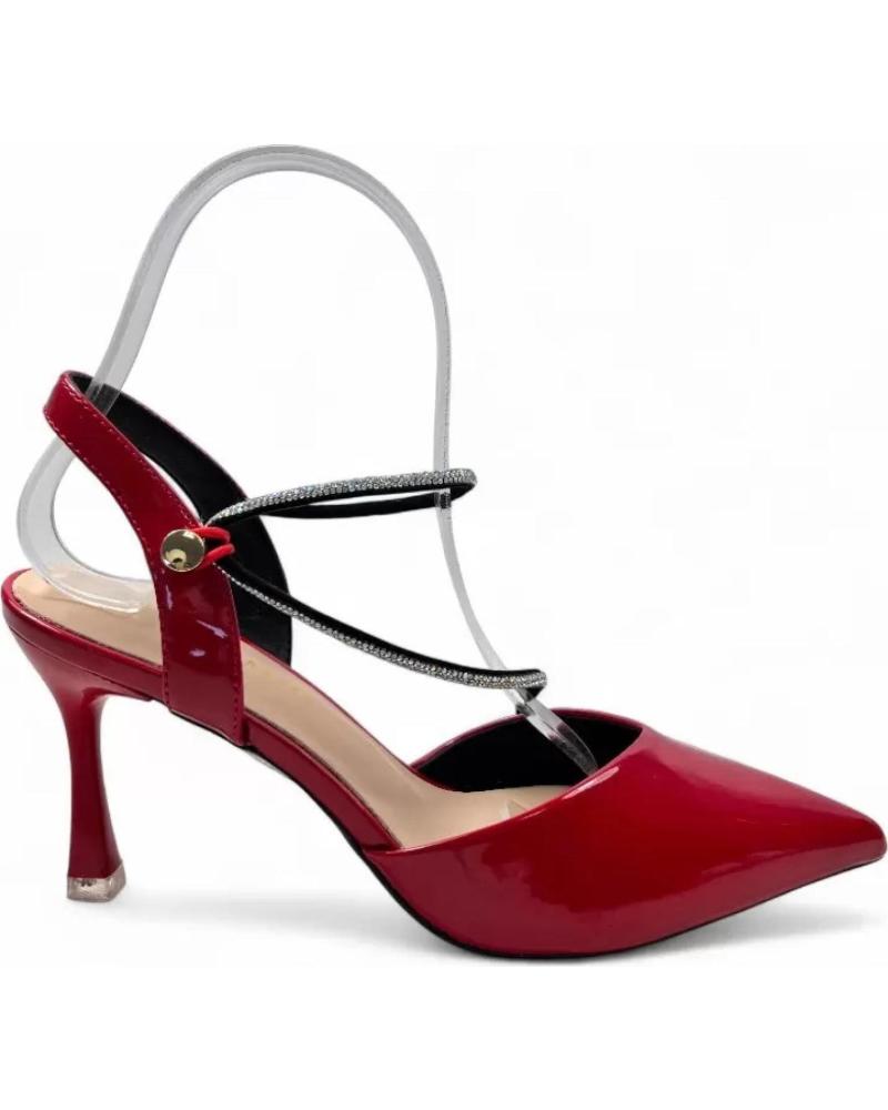 TIMBOS SANDALE À TALON BOUT POINTU ROUGE MODÈLE 132093 ROJO