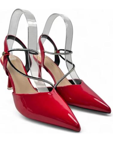 TIMBOS SANDALE À TALON BOUT POINTU ROUGE MODÈLE 132093 ROJO