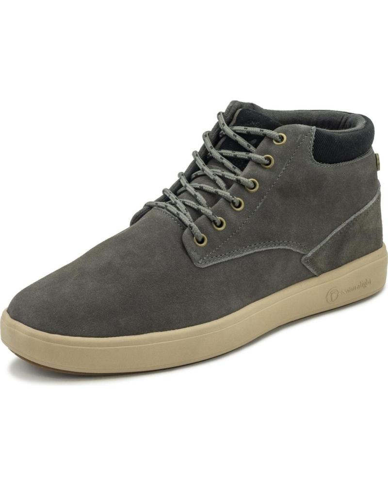 BOTA SAFARI NATURAL WORLD DENALI 8457 H EM CAMURÇA HIDROFUGADA CINZA GRIS