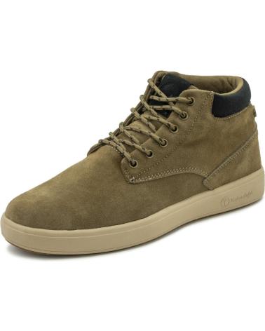 NATURAL WORLD 8457 H DENALI: BOTA SAFARI EM CAMURÇA HIDROFUGADA COR COURO CUERO