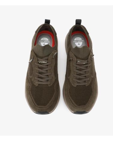 WALK IN PITAS TUI MAN: KHAKI WOOL SPORTS SNEAKER KAKI