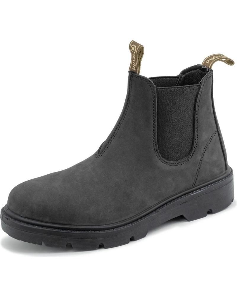 NATURAL WORLD 9080 U KARA BOTA CHELSEA EM NOBUCK PRETO NEGRO