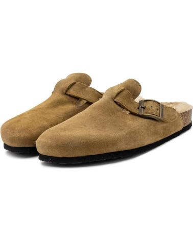 NATURAL WORLD CHIARA 7020U - TAMANCO DE CAMURÇA MOCA COM FORRO INTERIOR MOCA