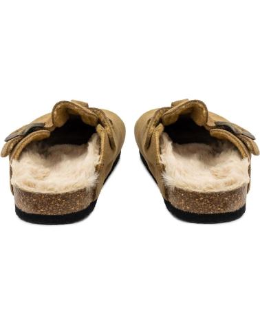 NATURAL WORLD CHIARA 7020U - TAMANCO DE CAMURÇA MOCA COM FORRO INTERIOR MOCA