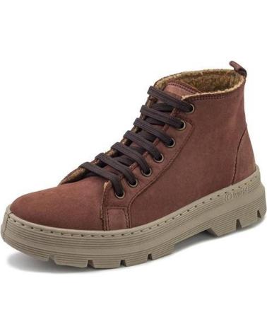 NATURAL WORLD 7181 U NAIRA BOTA UNISEX DE EN NAPA CON FORRO DE LANA - TEJA