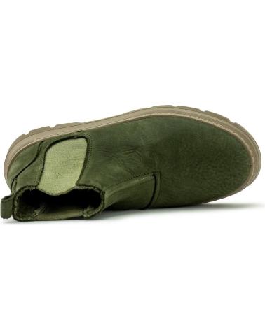 NATURAL WORLD 7182 U 55 PEONIA- BOTA UNISEX DE NAPA TIPO CHELESA CON FORRO FOREST