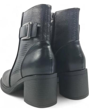 TIMBOS BOTTINE À TALON MODÈLE 132073 NOIR NEGRO