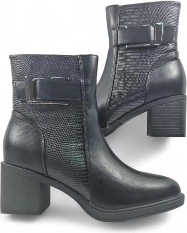 TIMBOS BOTTINE À TALON MODÈLE 132073 NOIR NEGRO