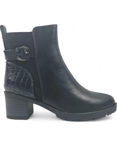 BOTTINE À TALON TIMBOS MODÈLE 132070 NOIR NEGRO