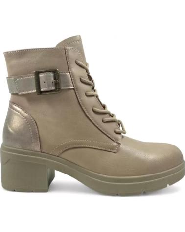 BOTTINE À TALON TIMBOS 132068 COULEUR BEIGE BEIGE