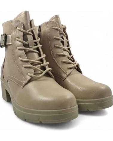 BOTTINE À TALON TIMBOS 132068 COULEUR BEIGE BEIGE