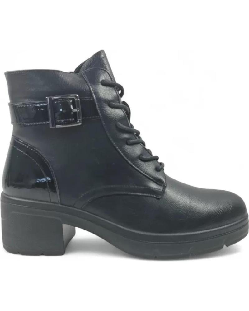 BOTTINE À TALON TIMBOS 132067 COULEUR NOIR NEGRO