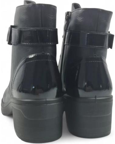 BOTTINE À TALON TIMBOS 132067 COULEUR NOIR NEGRO