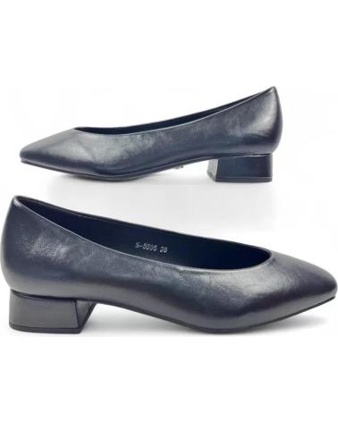 TIMBOS HEELED COURT SHOES 132056 BLACK NEGRO