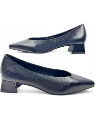 TIMBOS HEELED COURT SHOES MODEL 132054 BLACK NEGRO