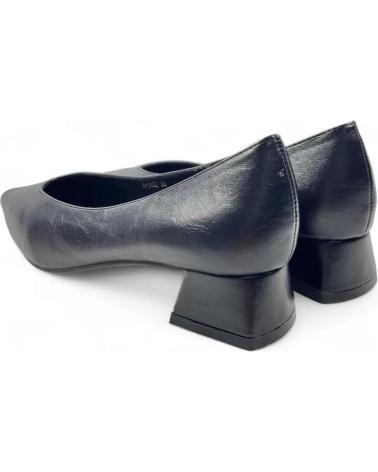 TIMBOS HEELED COURT SHOES MODEL 132054 BLACK NEGRO