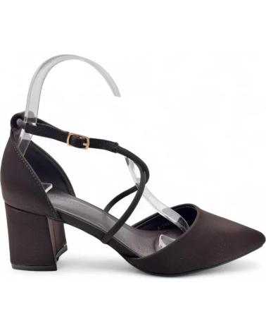 TIMBOS 132050 PUMPS MIT ÜBERKREUZTEN RIEMEN UND SPITZER ZEHENPARTIE IN KAFFEEBRAUN VARIOS COLORES