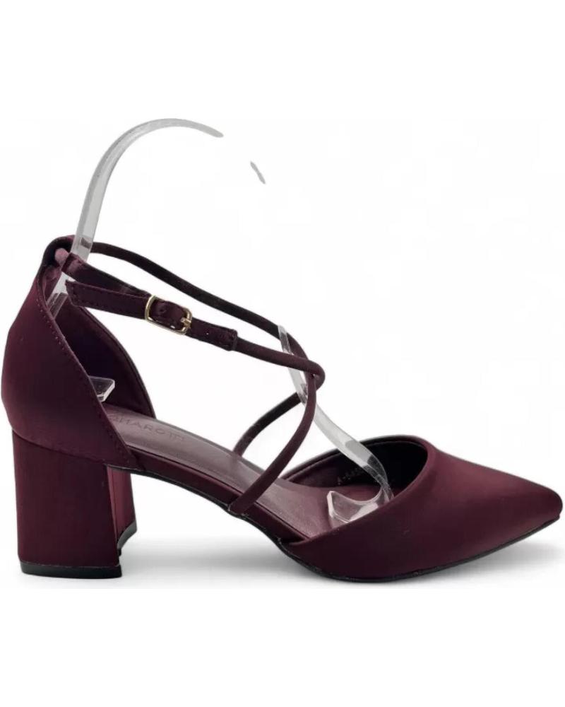 TIMBOS 132049 PUMPS MIT ÜBERKREUZTEN RIEMEN UND SPITZER ZEHENPARTIE IN WEINROT ROJO