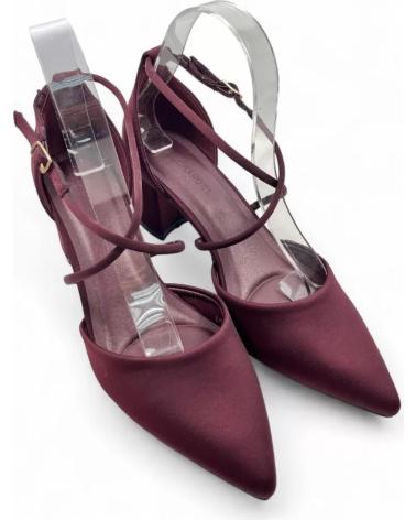 TIMBOS 132049 PUMPS MIT ÜBERKREUZTEN RIEMEN UND SPITZER ZEHENPARTIE IN WEINROT ROJO