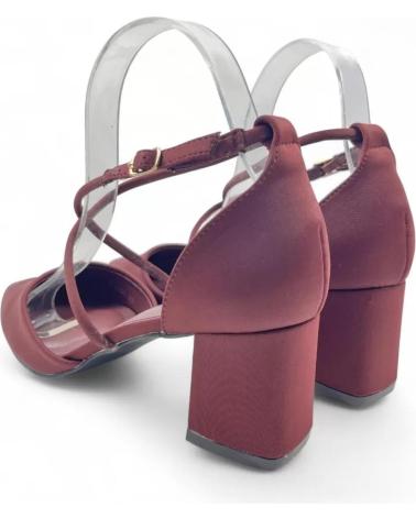 TIMBOS 132049 PUMPS MIT ÜBERKREUZTEN RIEMEN UND SPITZER ZEHENPARTIE IN WEINROT ROJO