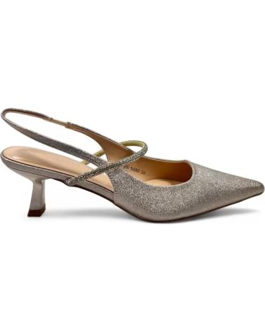 TIMBOS SLINGBACK HEEL SANDALS PARTY MODEL 132047 GOLD AMARILLO