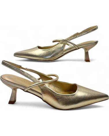 TIMBOS SLINGBACK PARTY HEELS GOLD MODEL 132044 AMARILLO