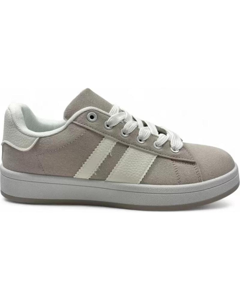 TIMBOS 132028 GREY SPORTS SNEAKER WITH WHITE DETAILS BLANCO