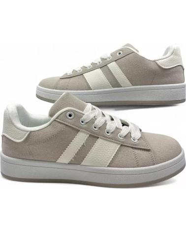 TIMBOS 132028 GREY SPORTS SNEAKER WITH WHITE DETAILS BLANCO