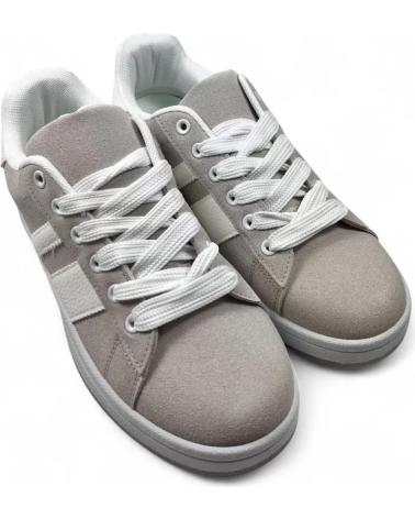 TIMBOS 132028 GREY SPORTS SNEAKER WITH WHITE DETAILS BLANCO