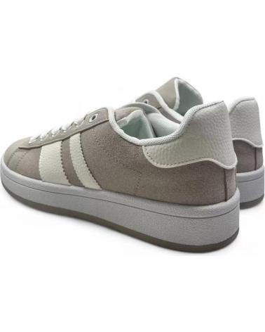 TIMBOS 132028 GREY SPORTS SNEAKER WITH WHITE DETAILS BLANCO