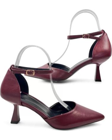 TIMBOS DRESS HEELS MODEL 132015 - WINE ROJO